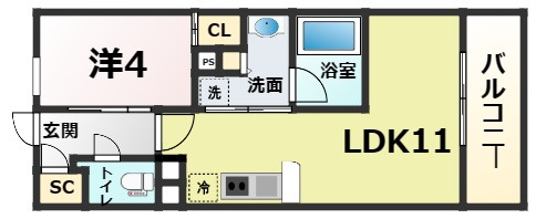 【間取り】 | フェルム天王寺イースト