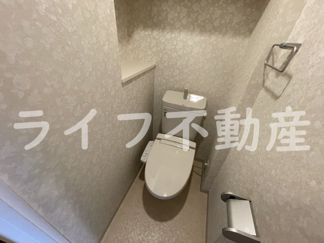 Luxe布施東2のトイレ|落ち着いたトイレです