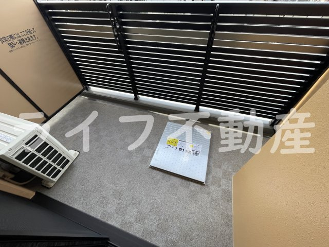 Luxe布施東2のバルコニー|陽当たり良好なバルコニーです