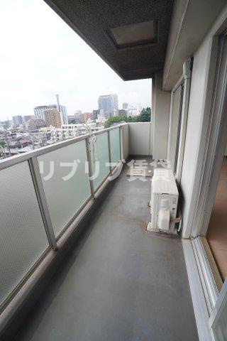 シャトーイノハナのバルコニー