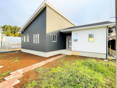 【外観】 | つくば市前野1期　1号棟　新築戸建 | ご購入までの流れ、住宅ローンのこと、保険のこと、住まいの全てを見て・聞いて・相談できる！リブパートナーズでは、お客様のご要望に真摯に耳を傾け情報をより迅速にお届けします！なんでもお気軽にお話下さい。