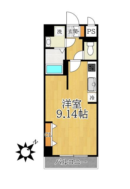 ミツヤ富浜マンションの間取り