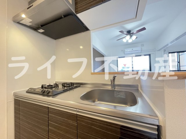 Luxe布施東2のキッチン|きれいなキッチンです