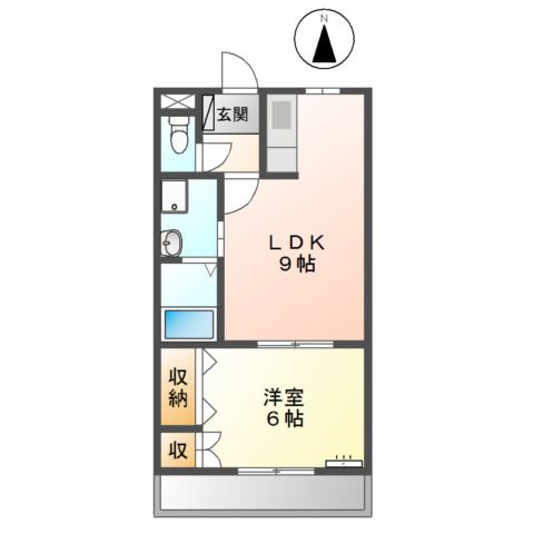 【間取り】 | ベルメゾン菰口A