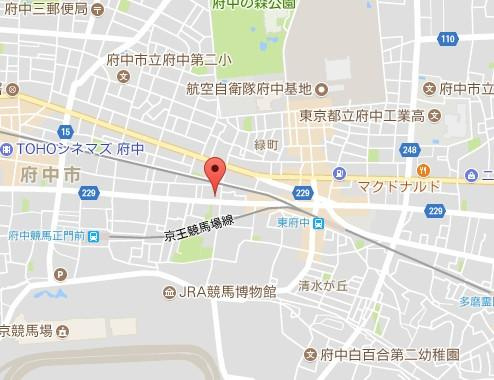ハーモニーレジデンス府中の杜の地図