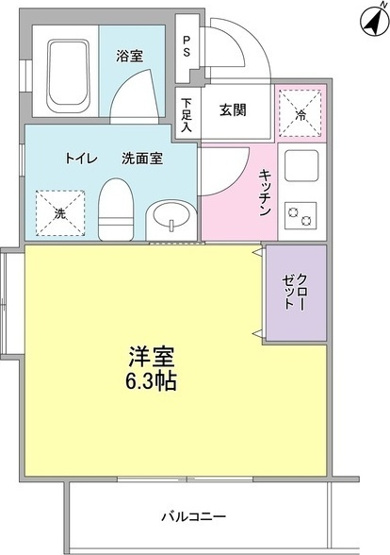 【間取り】 | クローバーハイツ西小山（旧よつ葉のクローバー）
