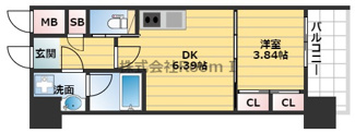 【間取り】 | プレジオ松屋町