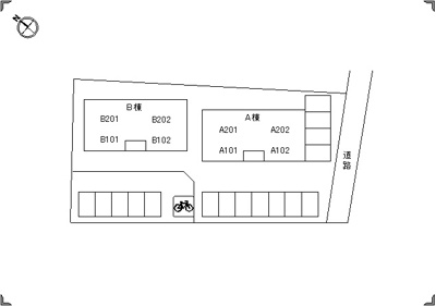 【区画図】 | カーサエスペランザ　B棟