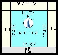 ◎春採2丁目　売地の土地図