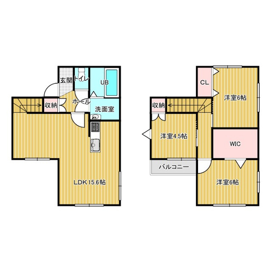 【間取り】 | フォレスト住吉D