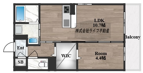 Vier Casa Dの間取り