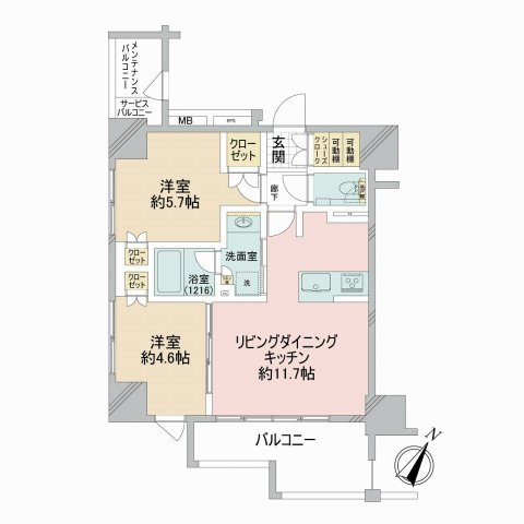 東急東横線「元住吉」クリオラベルヴィ武蔵小杉の画像