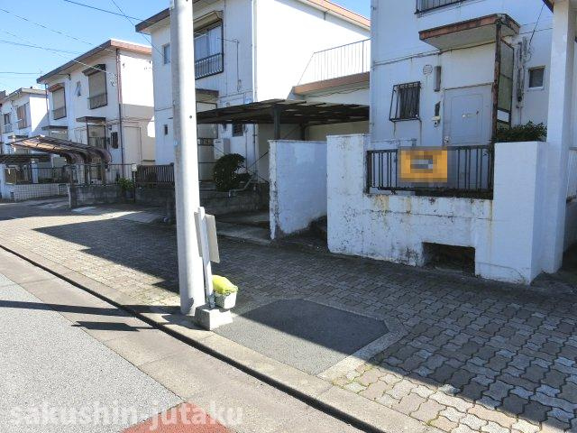 勝田台３丁目　テラスハウスの外観|勝田台３丁目　テラスハウス　再建築可能　歩道付き１２m公道面　土地約35.3坪　RC造　