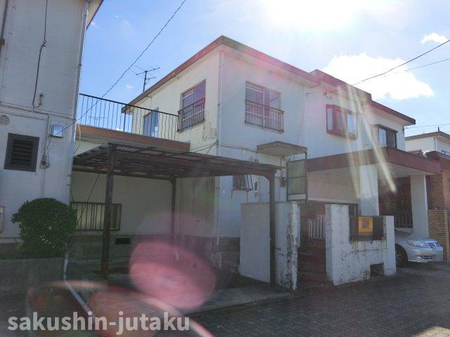勝田台３丁目　テラスハウスの外観|勝田台３丁目　テラスハウス　再建築可能　歩道付き１２m公道面　土地約35.3坪　RC造　