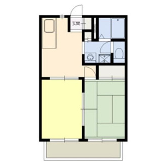 【間取り】 | サニータウンE棟