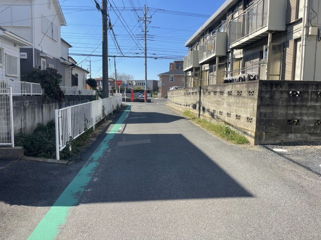 熊谷市大原4丁目　中古戸建の前面道路含む現地写真|現地前面道路（２０２３年１０月２７日）撮影