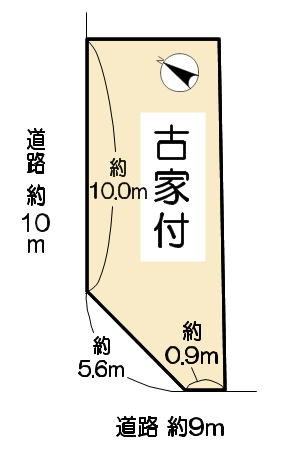 近江八幡市池田本町　売土地の土地図