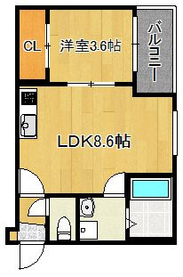【間取り】 | Crecia香椎 | 現況優先。