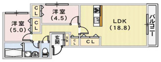 【間取り】 | ハイツ光和