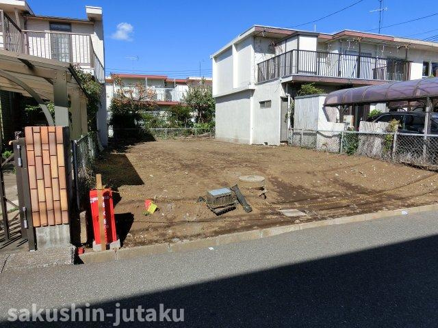 勝田台２丁目　売地　の外観|勝田台２丁目　売地　建築条件なし　更地　勝田台駅徒歩１０分の立地　実測37.54坪　南側５ｍ公道面