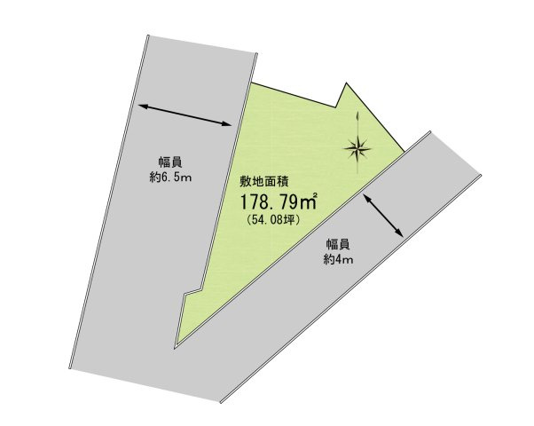 阪南市光陽台3丁目　建築条件なし土地の土地図