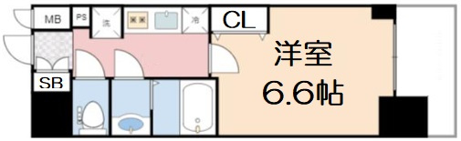 【間取り】 | プレサンス四天王寺前夕陽ヶ丘アクティ