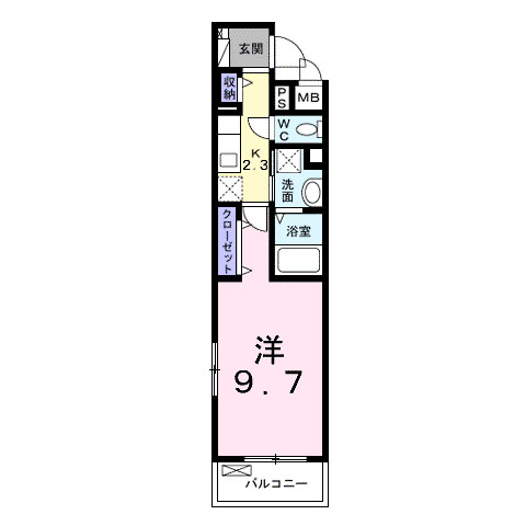 ボヌール・ミウラの間取り