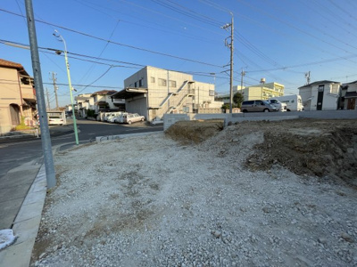 【前面道路含む現地写真】 | 守山区向台2２-1期　全2棟(公開) 2号棟　仲介手数料無料 | 新築戸建の事はマックバリュで住まい相談へお任せください。