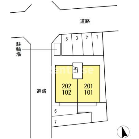 イルソーレ神山の玄関