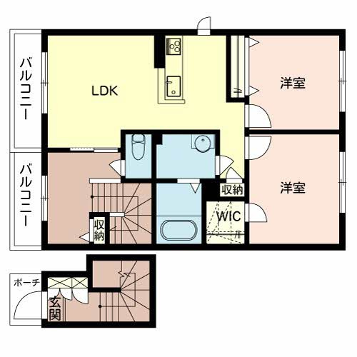 【間取り】 | シャーメゾンＭＳＫ | 間取りです