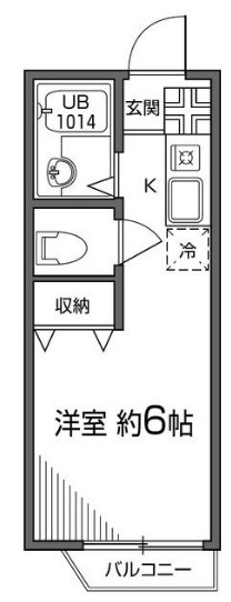 シルバーコート中落合の間取り|間取り図です