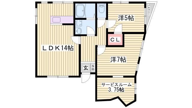 FELICE城北新町の間取り