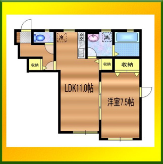 【間取り】 | EAST6.F棟