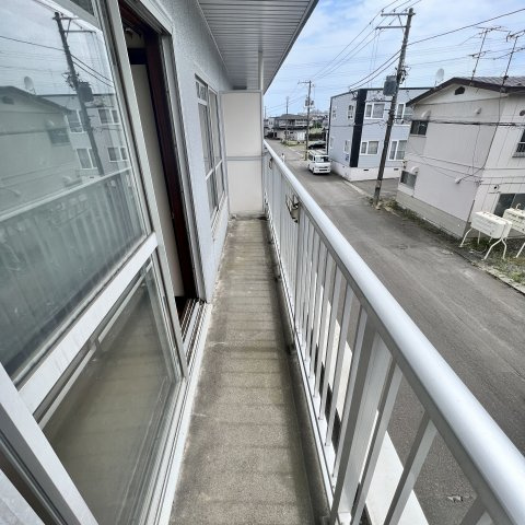 めぐみマンションのバルコニー