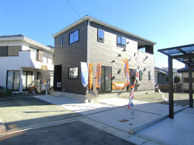 【外観】 | クレイドルガーデン　甲府市貢川第2　1号棟 | 外観は落ち着いています