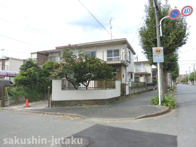 勝田台２丁目　売地の外観|勝田台２丁目　売地　更地渡し　建築条件なし　約30.8坪　東南角地（12ｍ公道×5ｍ公道）