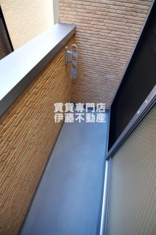 メゾン生駒町のバルコニー