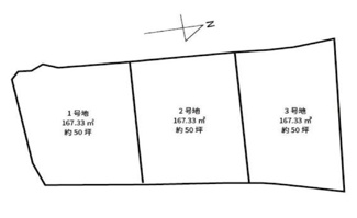 【土地図】 | 近江八幡市北津田町　2号地　売土地
