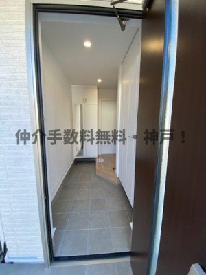 【玄関】 | 神戸市西区北山台3丁目　新築一戸建1号地　仲介手数料無料！ | きれいな玄関です
