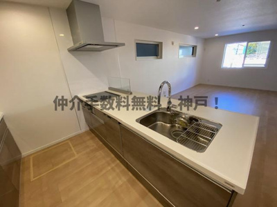 【キッチン】 | 神戸市西区北山台3丁目　新築一戸建1号地　仲介手数料無料！ | キッチンです