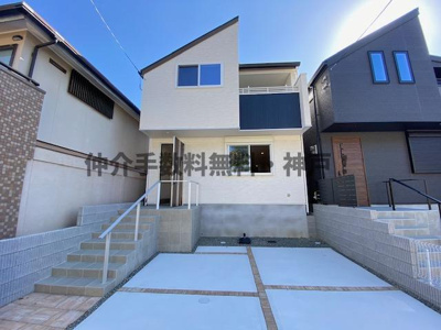【外観】 | 神戸市西区北山台3丁目　新築一戸建1号地　仲介手数料無料！ | 落ち着いた雰囲気の外観です