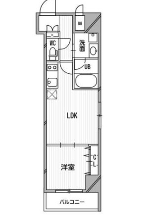 【間取り】 | 南堀江プライマリーワン