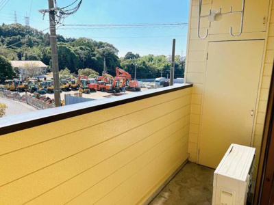 【バルコニー】 | コーポドリームⅡ | バルコニー付きです