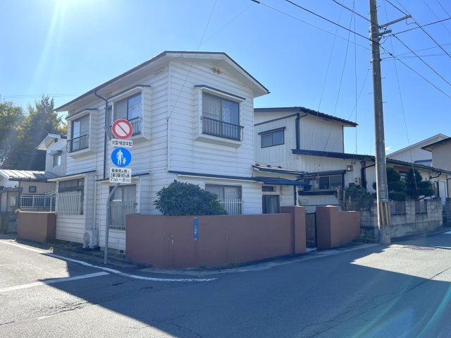 北夕顔瀬町戸建の外観|北東からの外観です。角地です。 