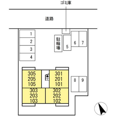 【区画図】 | リアン ファミリオ 向陽