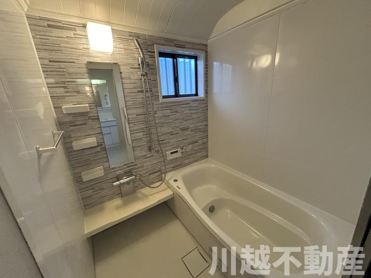 東松山市旗立台　中古戸建の浴室|ゆったりスペースの浴槽です！