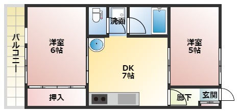 GM藤田町WESTの間取り
