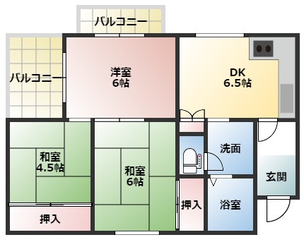 ガレリア清水町レジデンスの間取り