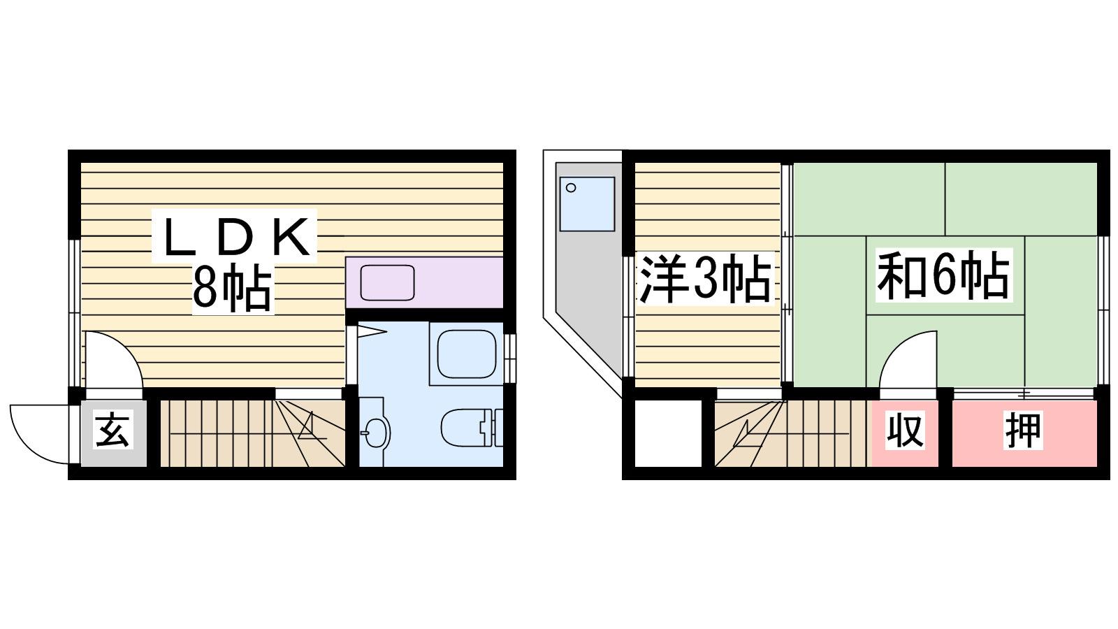 ビラージュ土居の間取り