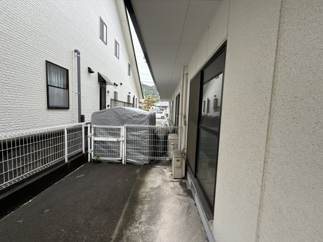 ピュアコート西夢前台のバルコニー